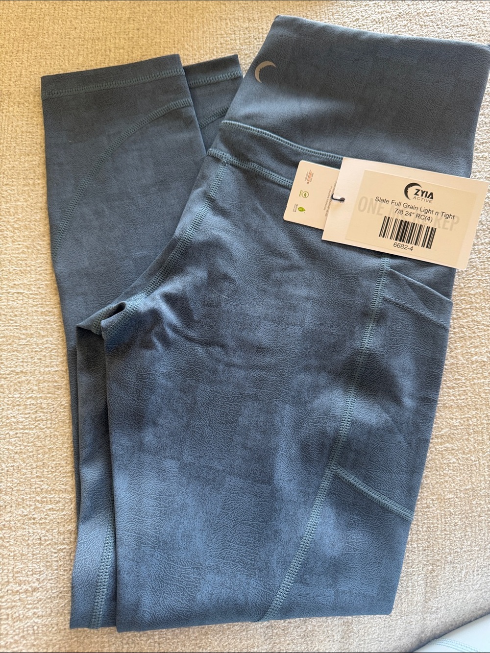 Zyia slate full grain light n tights
